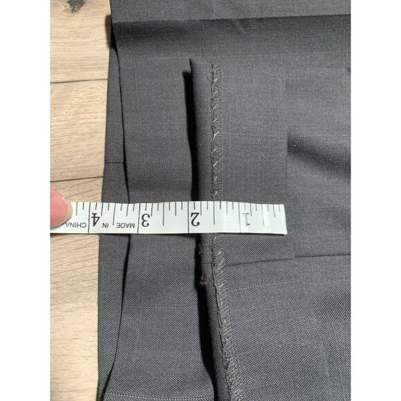 Ralph Ralph Lauren Men’s 38 Gray Polyester Blend CAO1129 Dress Pants Vintage 90s - Picture 7 of 8